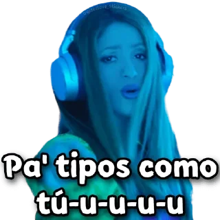 🤨 emoji Shakira Bzrp - @wastick_maydroid Telegram sticker 6 of 25