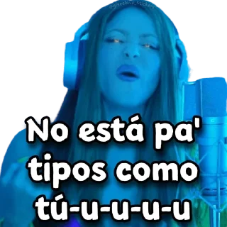 🤨 emoji Shakira Bzrp - @wastick_maydroid Telegram sticker 2 of 25