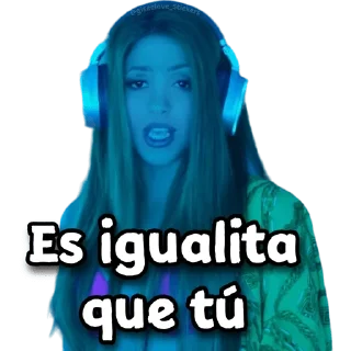 😉 emoji Shakira Bzrp - @wastick_maydroid Telegram sticker 19 of 25