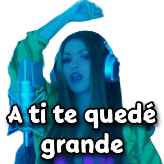 😎 emoji Shakira Bzrp - @wastick_maydroid Telegram sticker 23 of 25