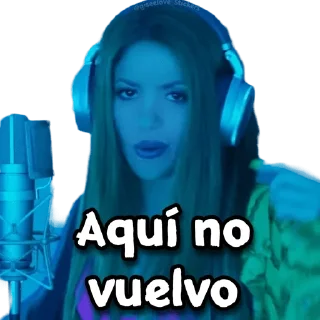 😒 emoji Shakira Bzrp - @wastick_maydroid Telegram sticker 22 of 25