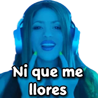 😭 emoji Shakira Bzrp - @wastick_maydroid Telegram sticker 10 of 25