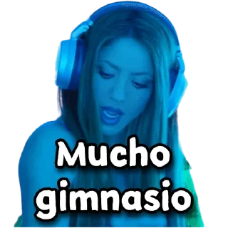 💪 emoji Shakira Bzrp - @wastick_maydroid Telegram sticker 24 of 25
