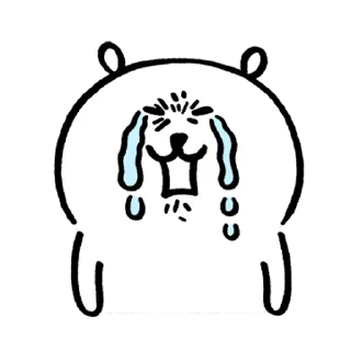 😭 emoji Kakao Joke bear 5 (Feat. Yay) Telegram sticker 21 of 24
