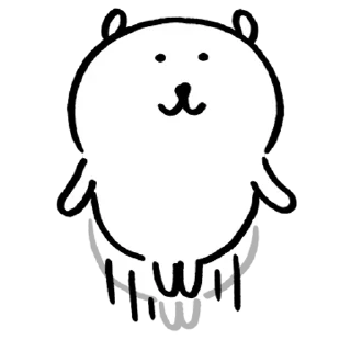 Sticker from Kakao Joke bear 5 (Feat. Yay)