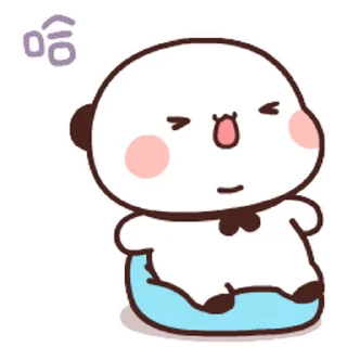 😊 emoji 一二第13彈 (熊貓一二) @kal_pc Telegram sticker 24 of 24