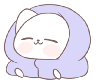 Sticker from Marshmallow Puppies: Kitty!