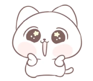 Sticker from Marshmallow Puppies: Kitty!