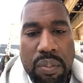 Sticker from kanye