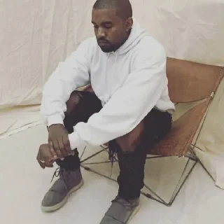 Sticker from kanye