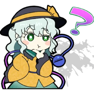 Sticker from Koishi