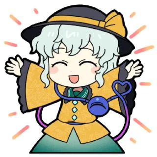 Sticker from Koishi