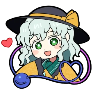 Sticker from Koishi