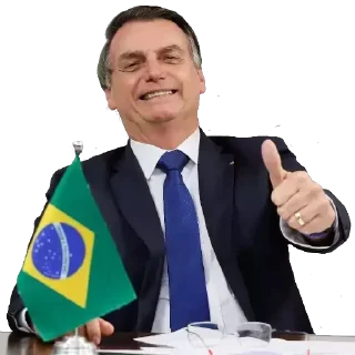 😁 emoji Bolsonaro ¦ @figurinhasWa Telegram sticker 1 of 95