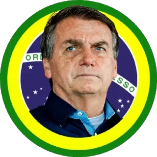 🙂 emoji Bolsonaro ¦ @figurinhasWa Telegram sticker 12 of 95