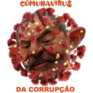 🙂 emoji Bolsonaro ¦ @figurinhasWa Telegram sticker 8 of 95