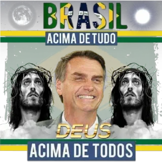🙂 emoji Bolsonaro ¦ @figurinhasWa Telegram sticker 5 of 95