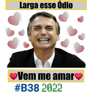 🙂 emoji Bolsonaro ¦ @figurinhasWa Telegram sticker 10 of 95