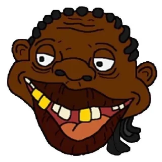 Sticker from monkey