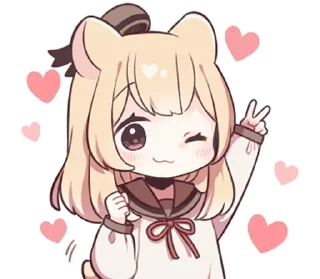 Sticker from so cute <3 @nkplz