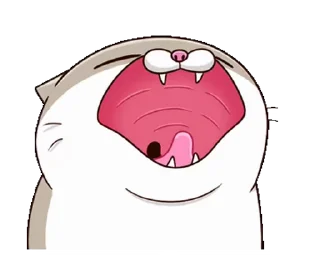 😂 emoji fat cat Ami 8(EN) @RekcitsEnilbot Telegram sticker 5 of 24