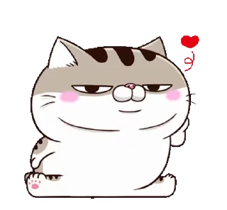😏 emoji fat cat Ami 8(EN) @RekcitsEnilbot Telegram sticker 15 of 24