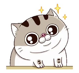 😭 emoji fat cat Ami 8(EN) @RekcitsEnilbot Telegram sticker 13 of 24