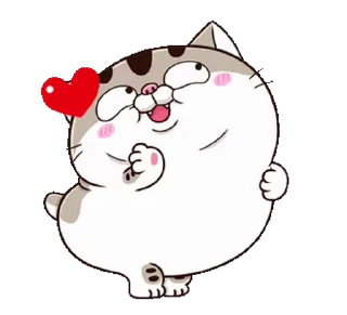😕 emoji fat cat Ami 8(EN) @RekcitsEnilbot Telegram sticker 14 of 24