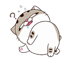 😃 emoji fat cat Ami 8(EN) @RekcitsEnilbot Telegram sticker 20 of 24