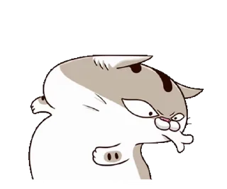 😭 emoji fat cat Ami 8(EN) @RekcitsEnilbot Telegram sticker 23 of 24