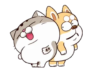 😱 emoji fat cat Ami 8(EN) @RekcitsEnilbot Telegram sticker 18 of 24
