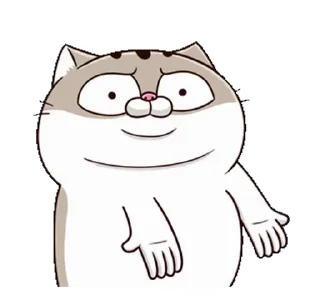 👍 emoji fat cat Ami 8(EN) @RekcitsEnilbot Telegram sticker 9 of 24