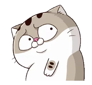 😝 emoji fat cat Ami 8(EN) @RekcitsEnilbot Telegram sticker 6 of 24