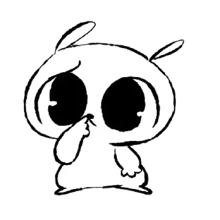 💞 emoji ꒰ ➤ пес ֗ ♡ @nkplz ꒱ Telegram sticker 19 of 40