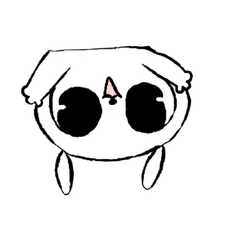 💞 emoji ꒰ ➤ пес ֗ ♡ @nkplz ꒱ Telegram sticker 24 of 40