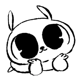💞 emoji ꒰ ➤ пес ֗ ♡ @nkplz ꒱ Telegram sticker 13 of 40