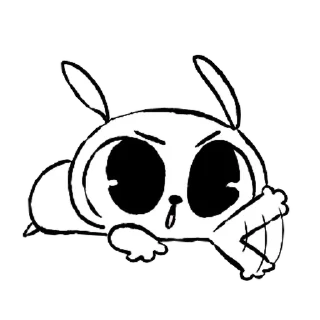 💞 emoji ꒰ ➤ пес ֗ ♡ @nkplz ꒱ Telegram sticker 4 of 40