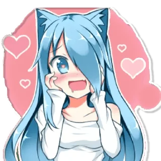 Sticker from Cat girl