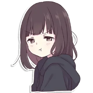 Sticker from Cat girl