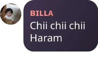 Sticker from Billu ke bilaute