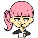 😈 emoji Hacker Girl Telegram sticker 15 of 43