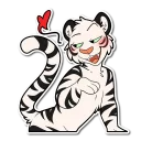 Sticker from White Tiger
