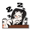 Sticker from White Tiger