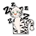 Sticker from White Tiger