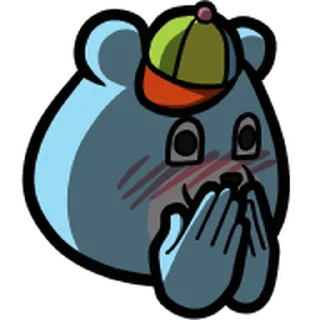😊 emoji Dear Animal Costume Animated Emoji @kal_pc Telegram sticker 19 of 40