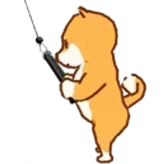 😊 emoji 運動柴犬 Telegram sticker 14 of 50