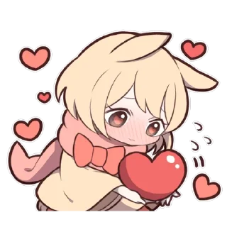 😻 emoji SWEETIE BUNNY 2 uzume Ver. Telegram sticker 11 of 40