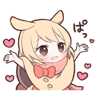 🫶 emoji SWEETIE BUNNY 2 uzume Ver. Telegram sticker 10 of 40