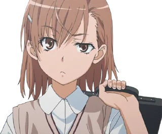 Sticker from Misaka Mikoto