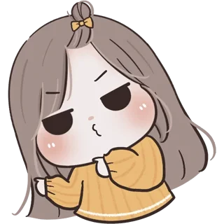 🩰 emoji baby chubby girl 5 — @darkestlace Telegram sticker 5 of 40